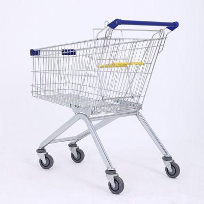 Retail Store Cart with Seat Supermarket Metal Shopping Trolley
