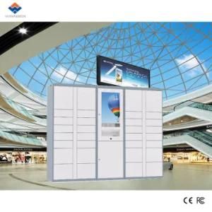 Electronic Computerized Smart Storage Locker with Advertising Function