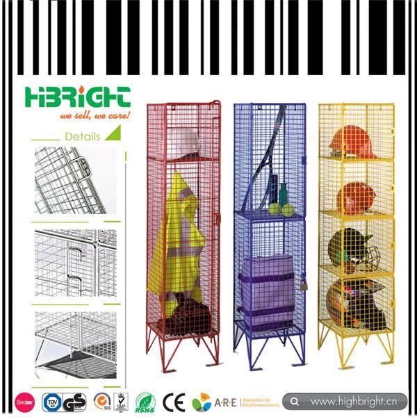 Metal Wire Mesh Lockers for Storage with Doors