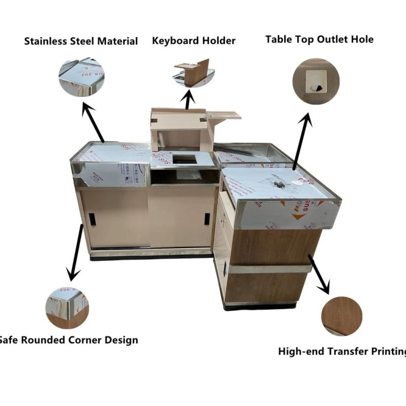 Supermarket Cashier Desk Convenience Store Cashier Counter