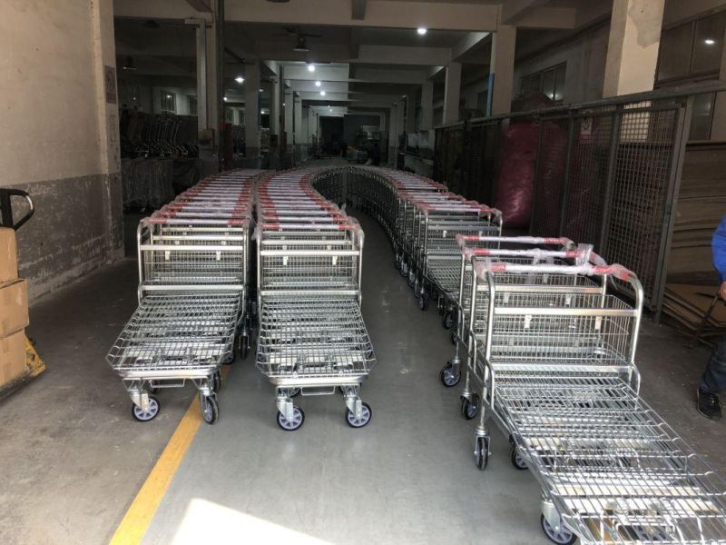 Shopping Flat 5 Wheel Trolley Heavy Duty Grocery Shopping Carts
