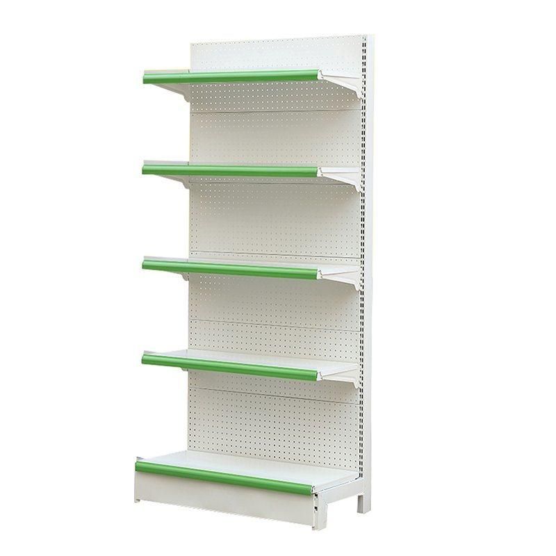 Punch Board Grocery Shelf Various Styles Gondola Shelving