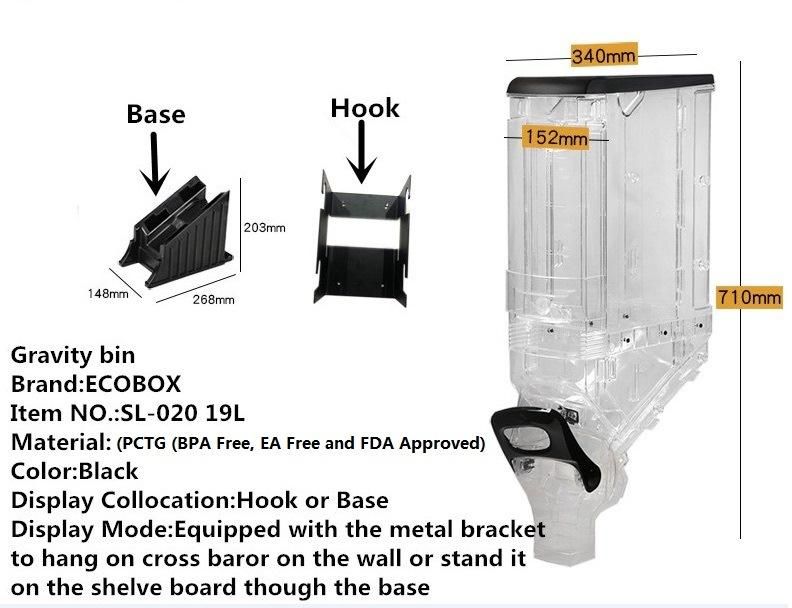 2022 Hot Selling Cereal Dispenser Food Dispenser