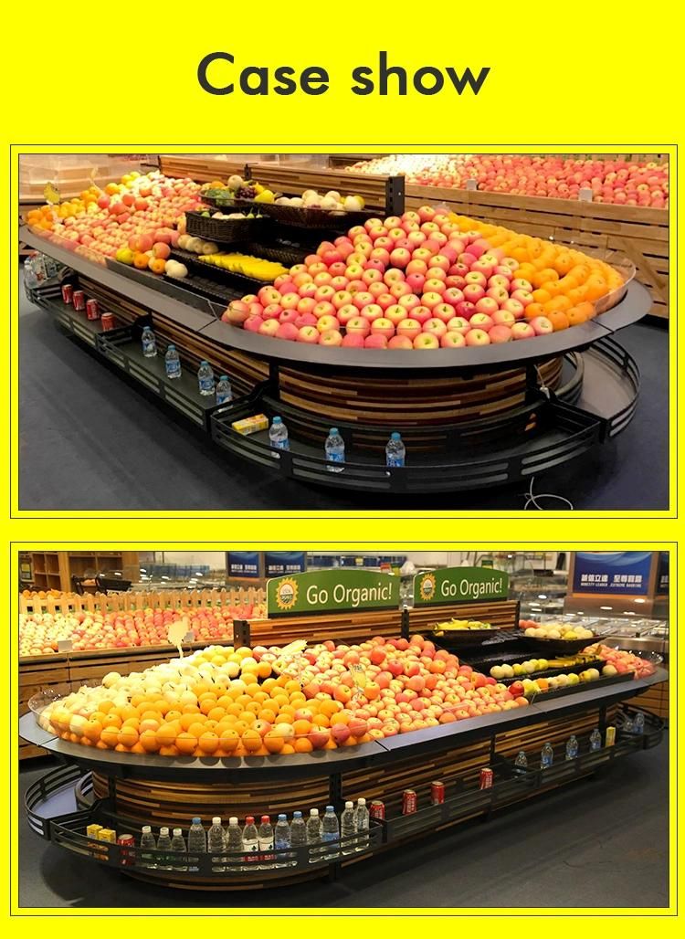 Hyper Market Super Market Fruits and Vegetable Racks Display