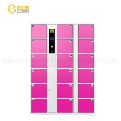 Gym Dedicated Smart Screen Operation Public Locker Electronic Rental Cabinet