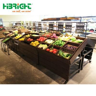 Supermarket Vegetable Shelving Fruit Stand Rack
