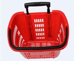 Store Plastic Shopping Baskets with Handle 090514