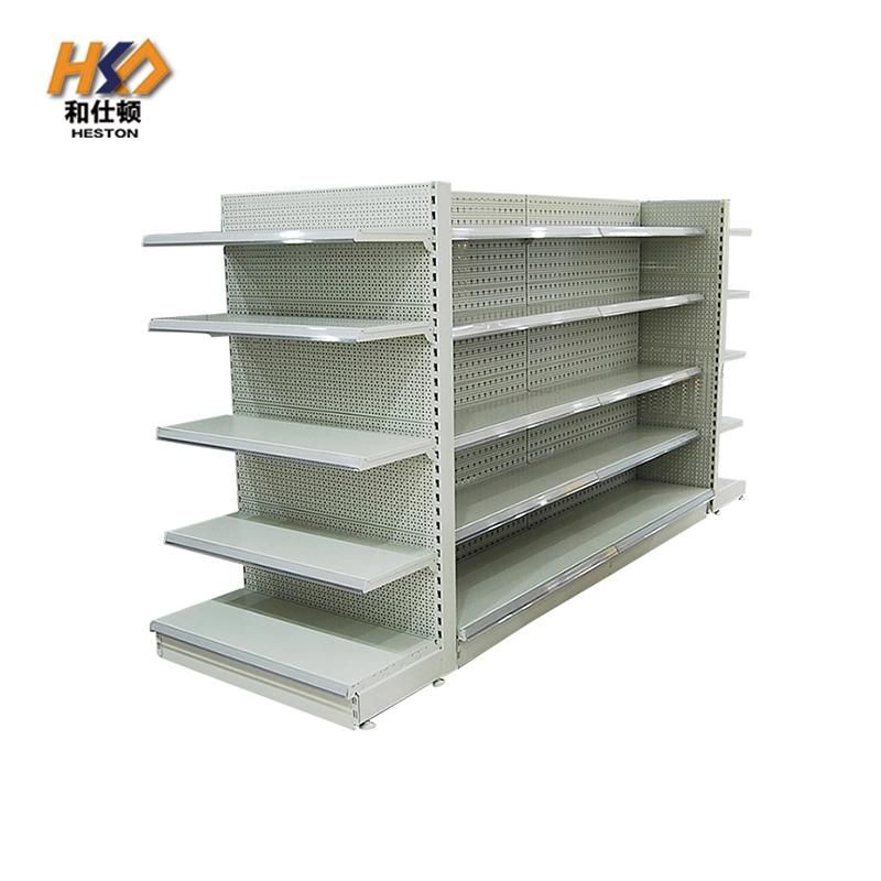 Wholesale Metal Display Racks for Grocery Stores Heavy High Quality Supermarket Shelves