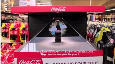 Full HD Holographic Virtual Projection Hologram Pyramid Display Showcase
