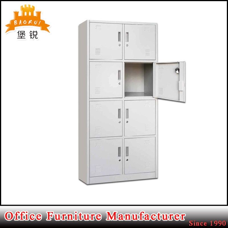 Hot Sale Kd 8 Doors Cheap Gym Metal Locker, Metal Clothes Locker Cabinet Lockable Design for Sale