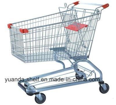 American Style 150L Supermarket Shopping Trolley with Child Seat