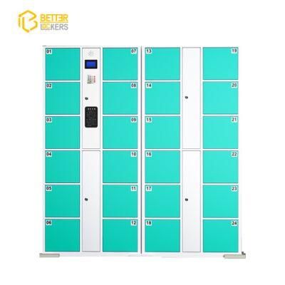 High Quality 24/7 Self Service Metal Bench Smart Lockers for Gym