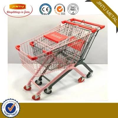 American Style Zinc/Chrome/Powder Coated Shopping Cart/Trolley Factory Professional Manufactured Directly