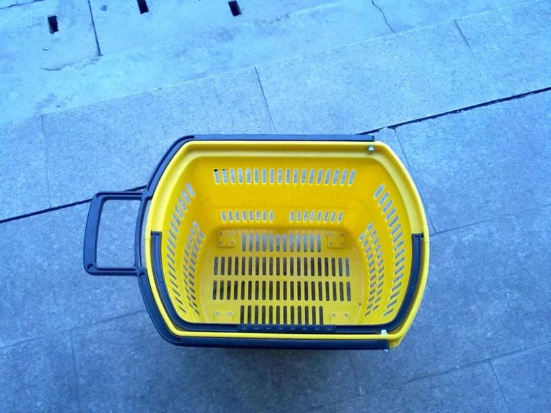 Basket with Wheels/Shopping Basket/Supermarket Basket (YD-B8)