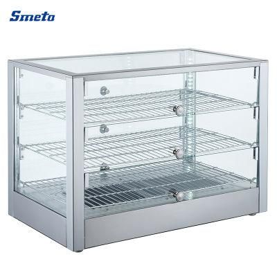 Smeta 115L Front and Back 6 Doors Hot Food Warmer Display Popcorn Warming Showcase