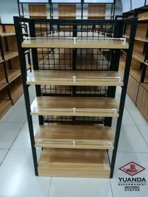 Wire Back MDF Board Display Shelf