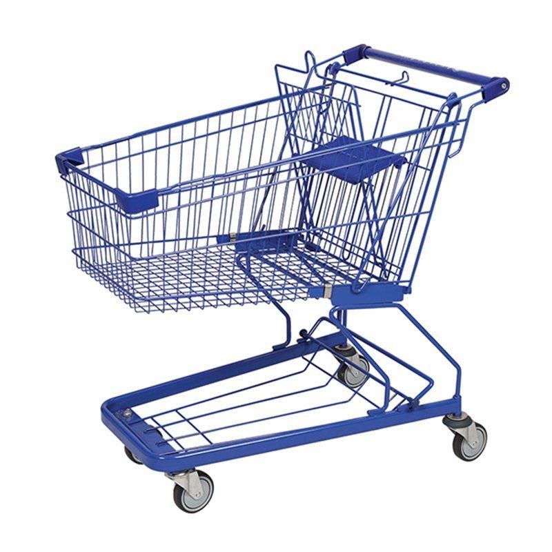 Factory Wholesale Foldable Custom Shopping Cart Trolley Outdoor Folding Supermarket Trolley