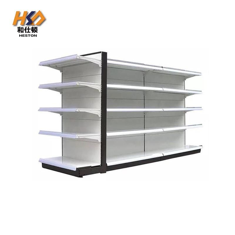 Store Fixture Punched Holes Supermarket Display Rack Shelf