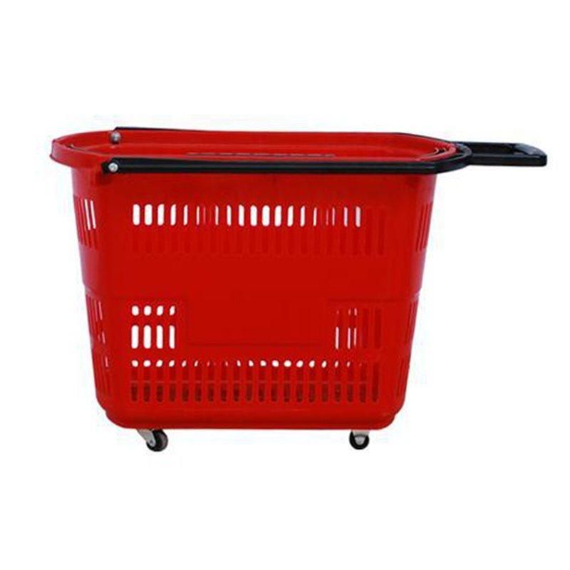 Shopping Basket Large Plastic Baskets with Handles Handbasket