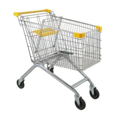 Hypermarket European Style 60-240L Supermarket Shopping Trolley Cart