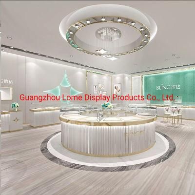 Customize Jewelry Display Stand High End Jewelry Interior Decoration Design Showcase