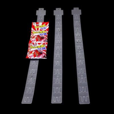 Plastic PP Hanging Display Clip Strips for Supermarket Shelves