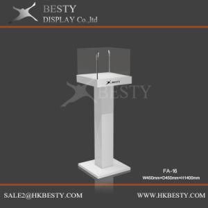 Simple Morden Jewelry Display Showcase with Pole Light