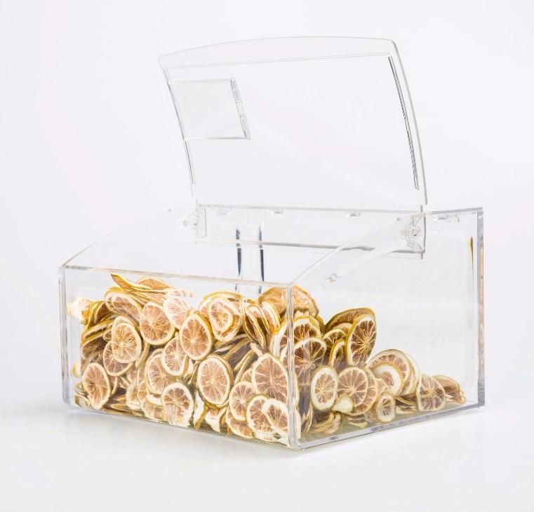 Clear Plastic Dry Seeds Container Bulk Seeds Dispensers with Scoop