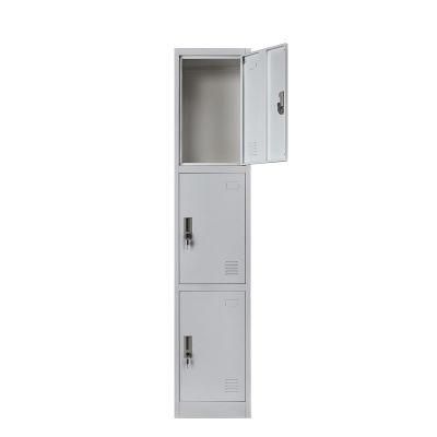 Swimming Pool 3 Door Locker School Student Lockers Metal Steel Knock-Down