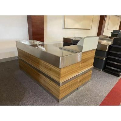 Fashion Design Wooden Checkout Counter /Cash Desk/Cashier