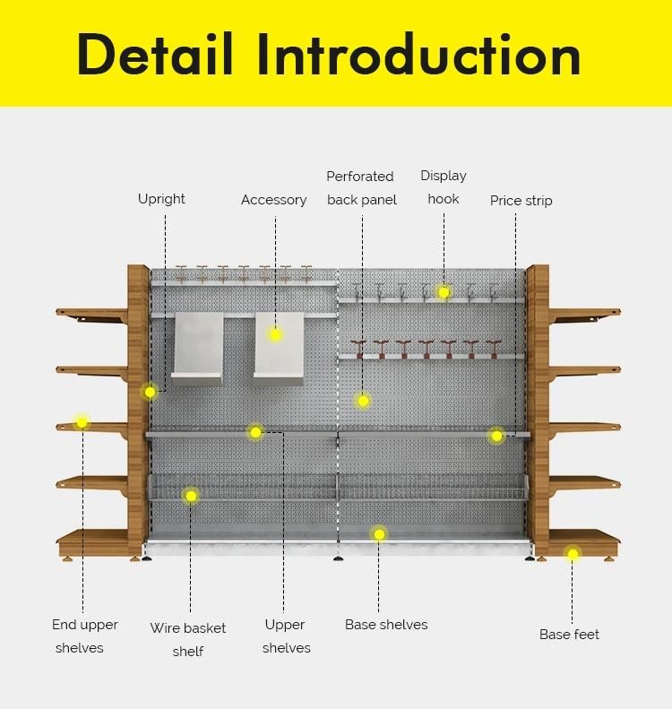 Hibright Supermarket Equipment Shelf / Hibright Shelf for Supermarket