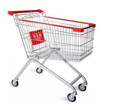 Australian Style Metal Shopping Cart Trolley in Supermarket