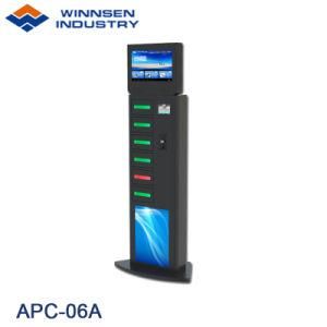 7 Touch Screen Self Serve Smart Cell Phone Charging Station Lockers with Coin Acceptor