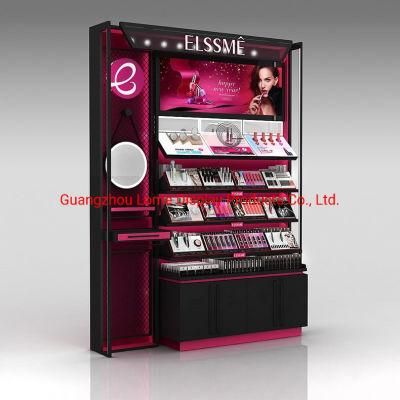 Skincare Cosmetic Cabinet Customize Makeup Display Showcase for Store