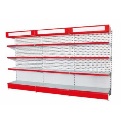 Single Sided Punch Hole Back Panel Shelf with Light Box