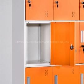Metal 18 Compartments Box Locker for High School Students