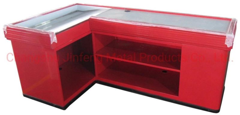 Convenience Store Cashier Desk Supermarket Checkout Counters Jf-Cc-106