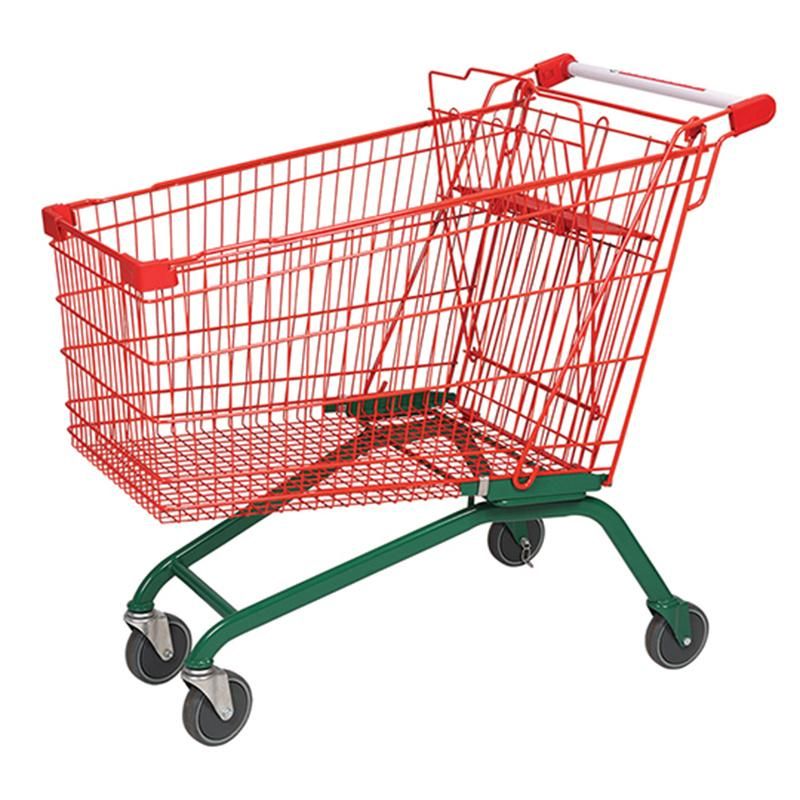 Professional Price Plastic Covers Shopping Trolley Cart Supermarket