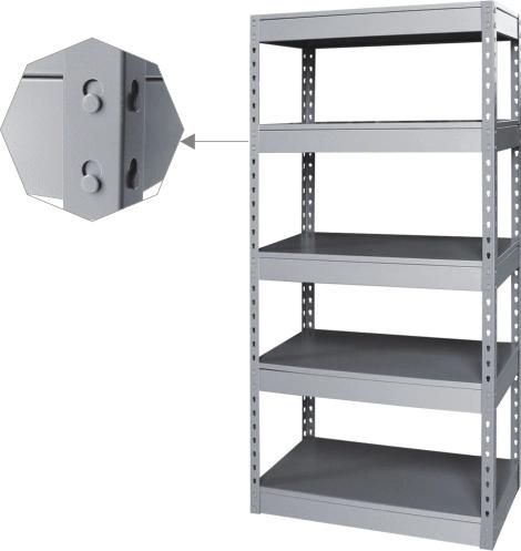 Directly Factory Steel Rack with Adjustable Shelves