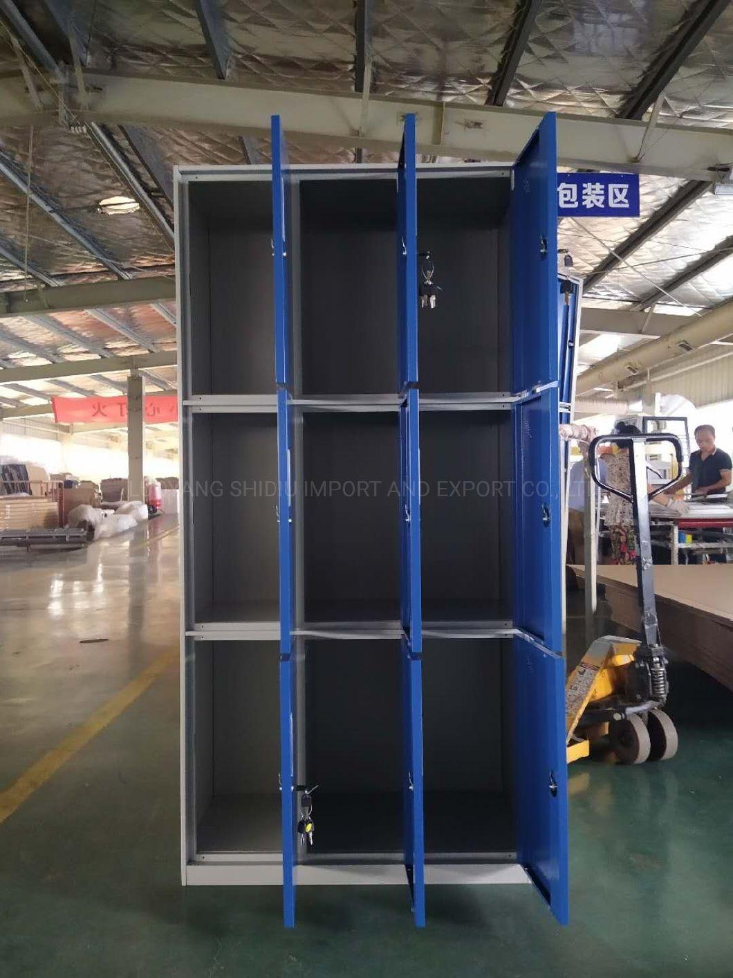 Metal 12 Doors Storage Locker for Supermarket/Station/Break Room