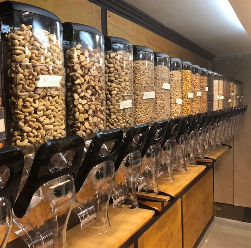 Supermarket Nuts Display Cases and Box