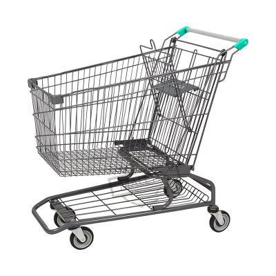 New Design Zinc Plated Supermarket Grocery Trolley