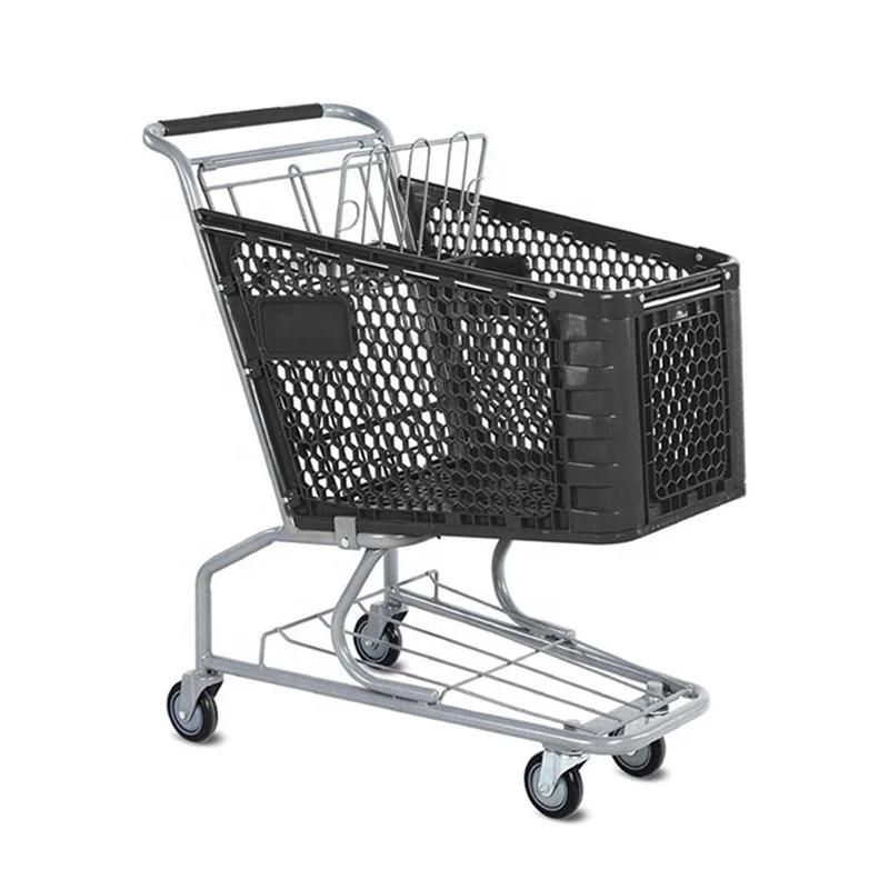 Plastic Shopping Carts Kids Supermarket Shopping Trolley