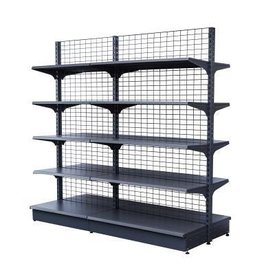 Cheap Net Back Panel Mesh Supermarket Shelves Mentak Display Rack