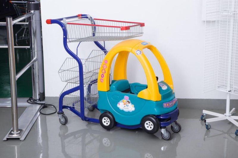 High Quality Children′ S Fun Trolley with Four Wheels