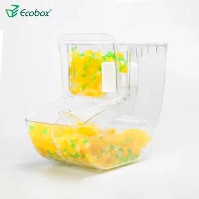 Ecobox Hot Selling High Clear Bulk Powder Bin for Supermarket