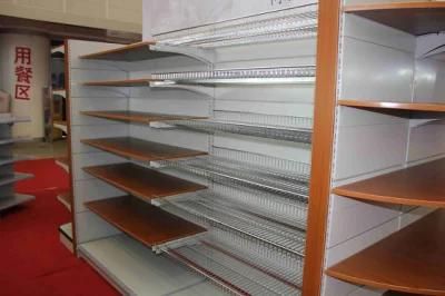 White Color Gondola Shelving System