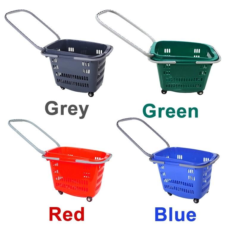 Environmental PP Materials Plastic Handle Baskets for Shopping