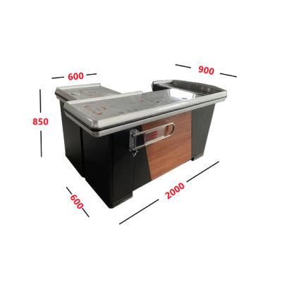 Steel Material Cashier Counter Table Checkout Counter