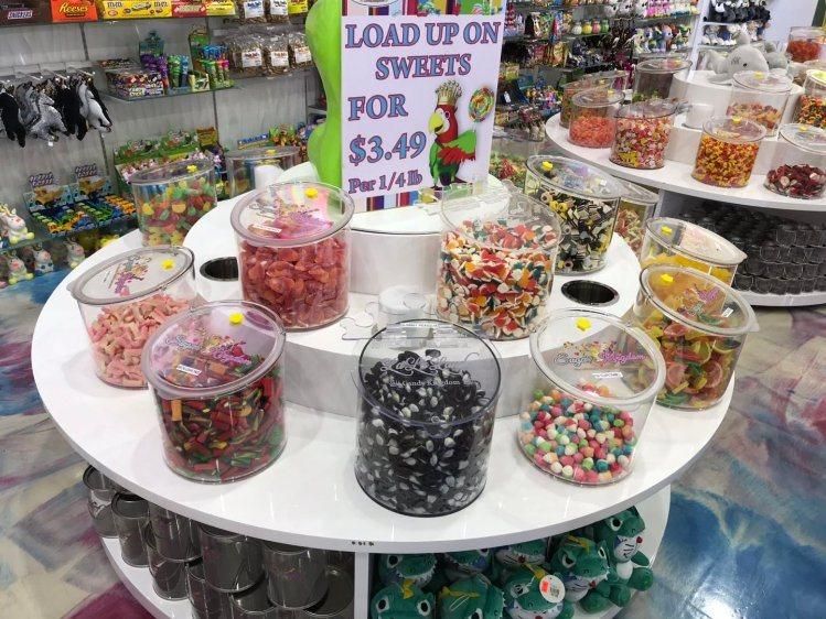 Durable Plastic Candy Bins Bulk Nuts Bins